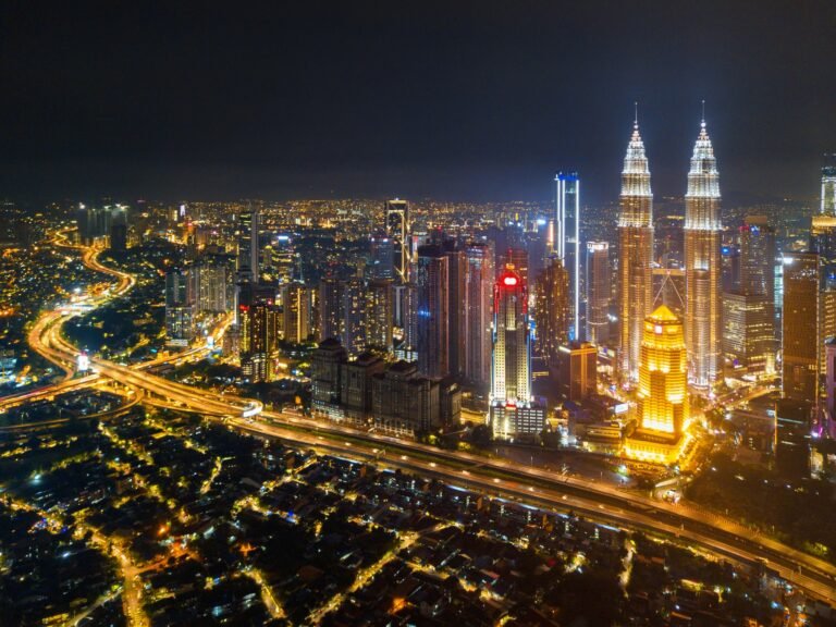 Kuala Lumpur Downtown, Malaysia, urban city in Asia.